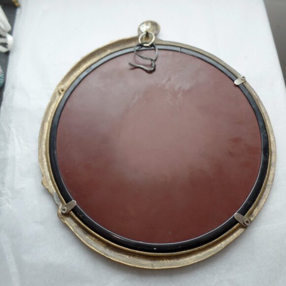 Penco Crescent Man in The Moon Wall Mirrorl Brass - Picture 6 of 10